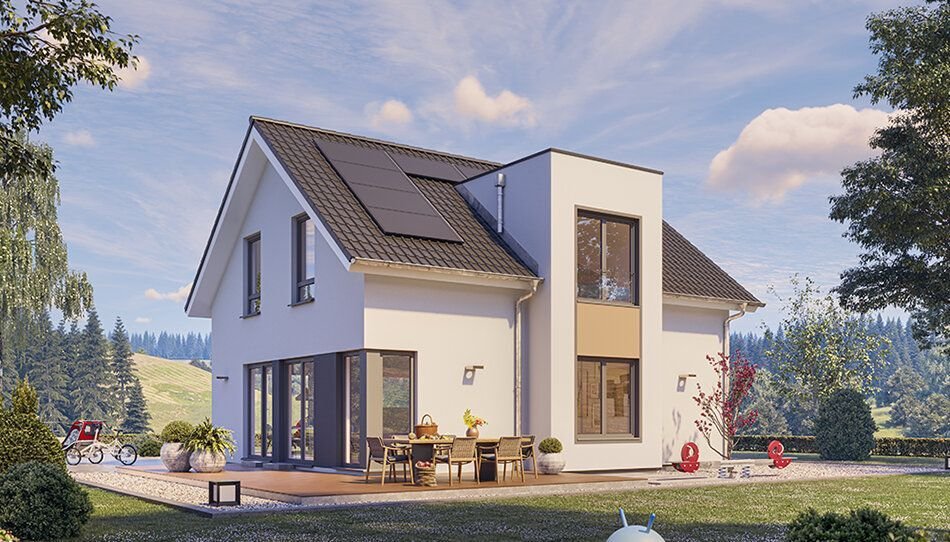 HAUSBAU BEGINNT MIT IHREM TRAUM VON EINEM GLÜCKLICHEN FAMILIENLEBEN...