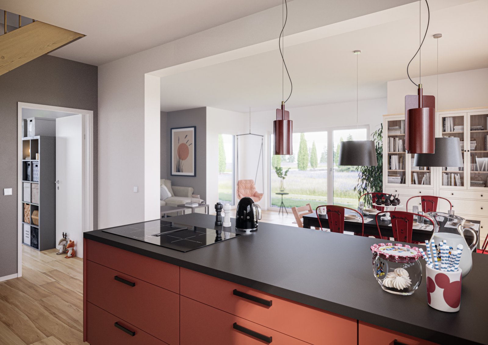 IHR NEUES FAMILIENZUHAUSE MIT SCHÖNEM FERNBLICK IN DIE GRÜNE UMGEBUNG! TEL.: 01714863595   