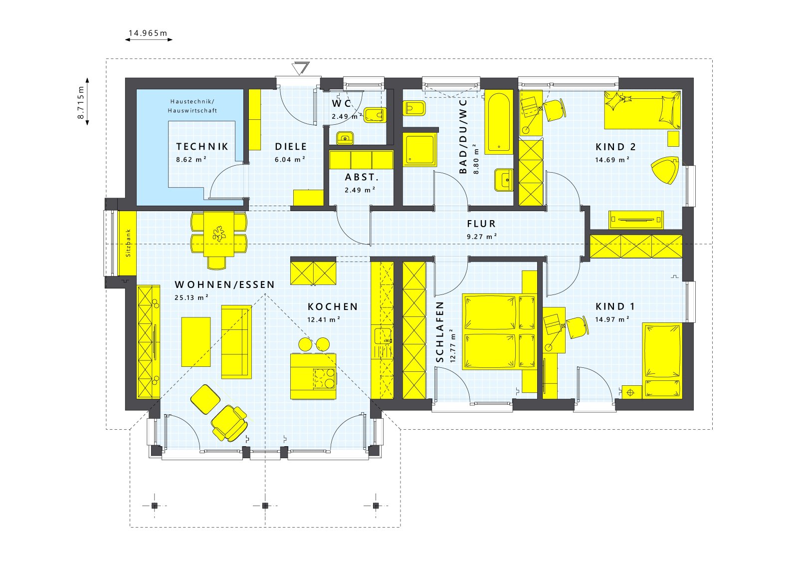 FREUEN SIE SICH AUF IHR "TREPPENLOSES" LEBEN IM NEUEN BUNGALOW! TEL.: 01714863595