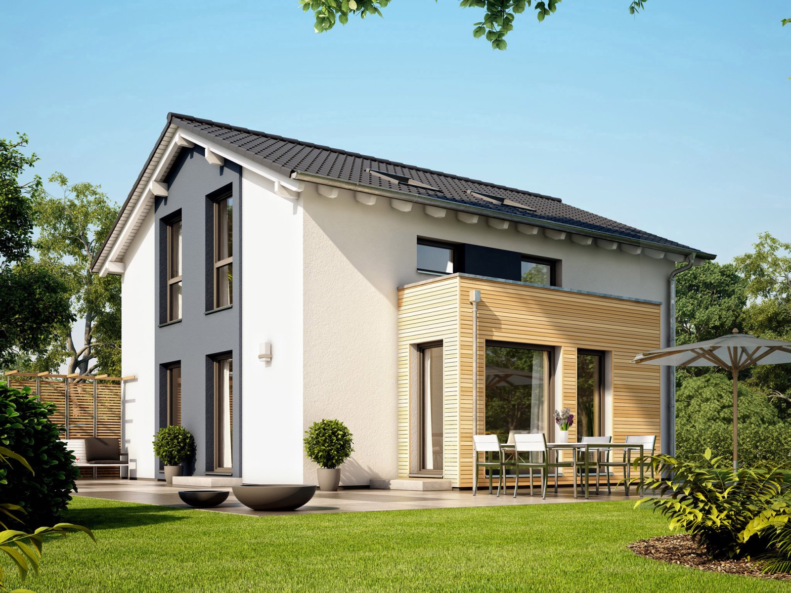 FEIERN SIE IHRE GARTENPARTYS AUF DER TERRASSE IHRES EIGENEN HAUSES! TEL. 01714863595
