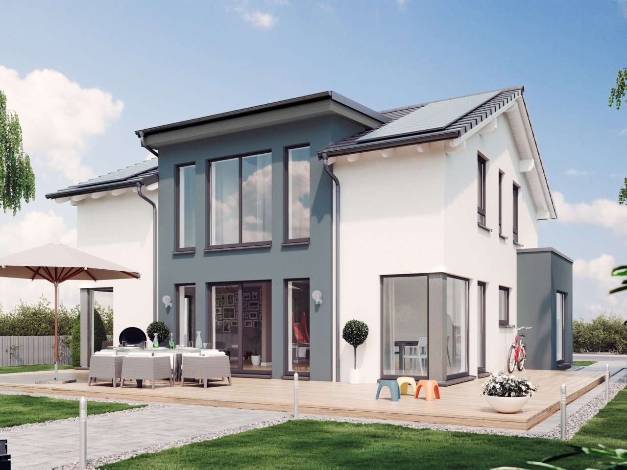 FREUEN SIE SICH AUF ABENDROMANTIK AUF DER TERRASSE IHRES NEUEN HAUSES! TEL. 01714863595