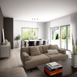 viel Licht im Wohnzimmer