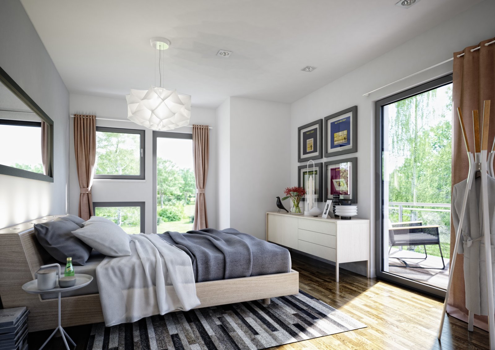 Aufwachen mit Morgensonne im Gesicht... 