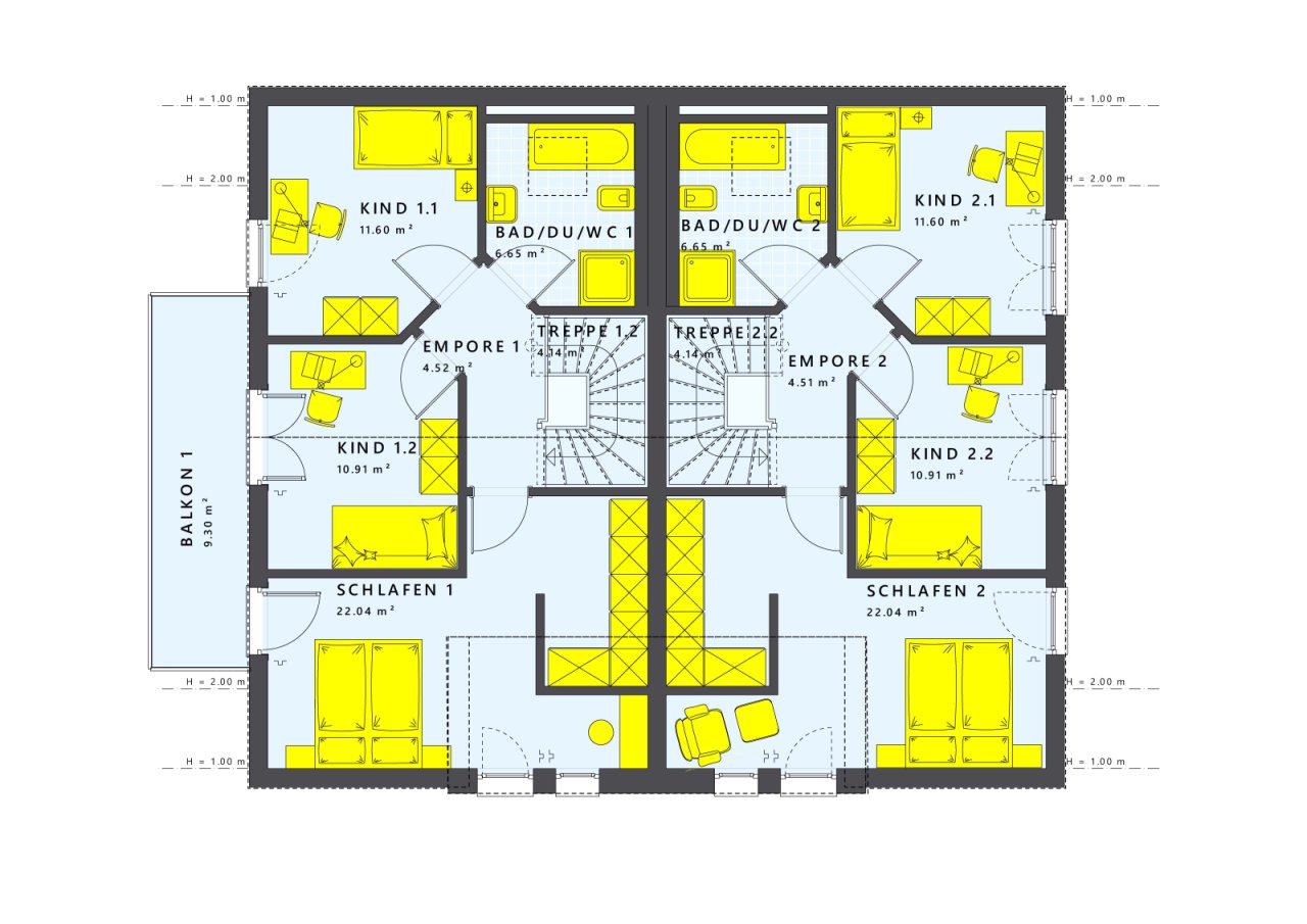 Grundriß Dachgeschoß