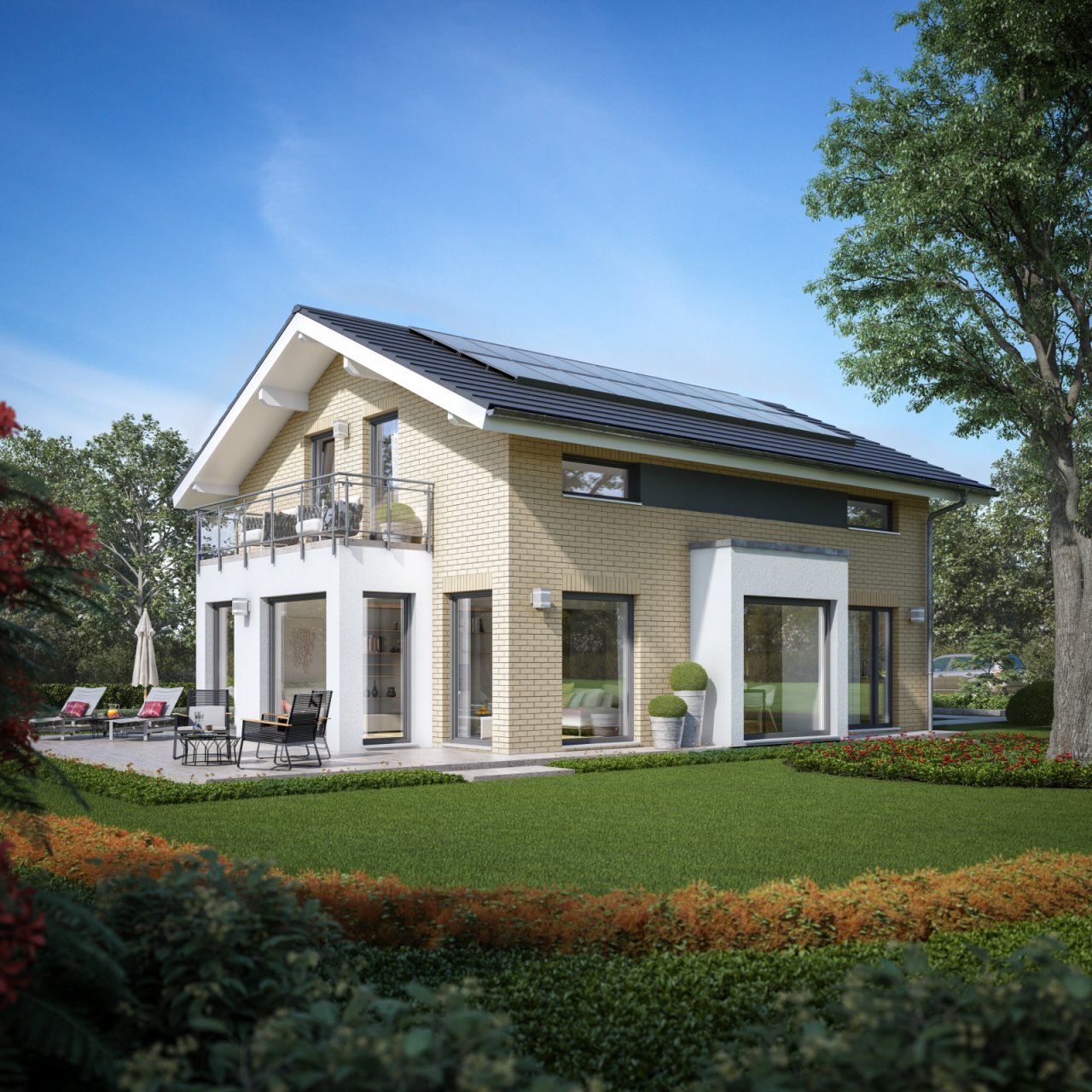 Hausansicht - Gartenseite