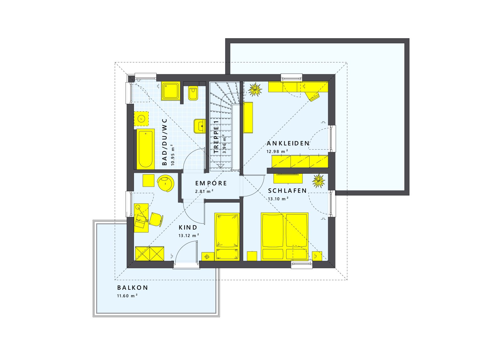 Grundriss Obergeschoss Grundriss Obergeschoss