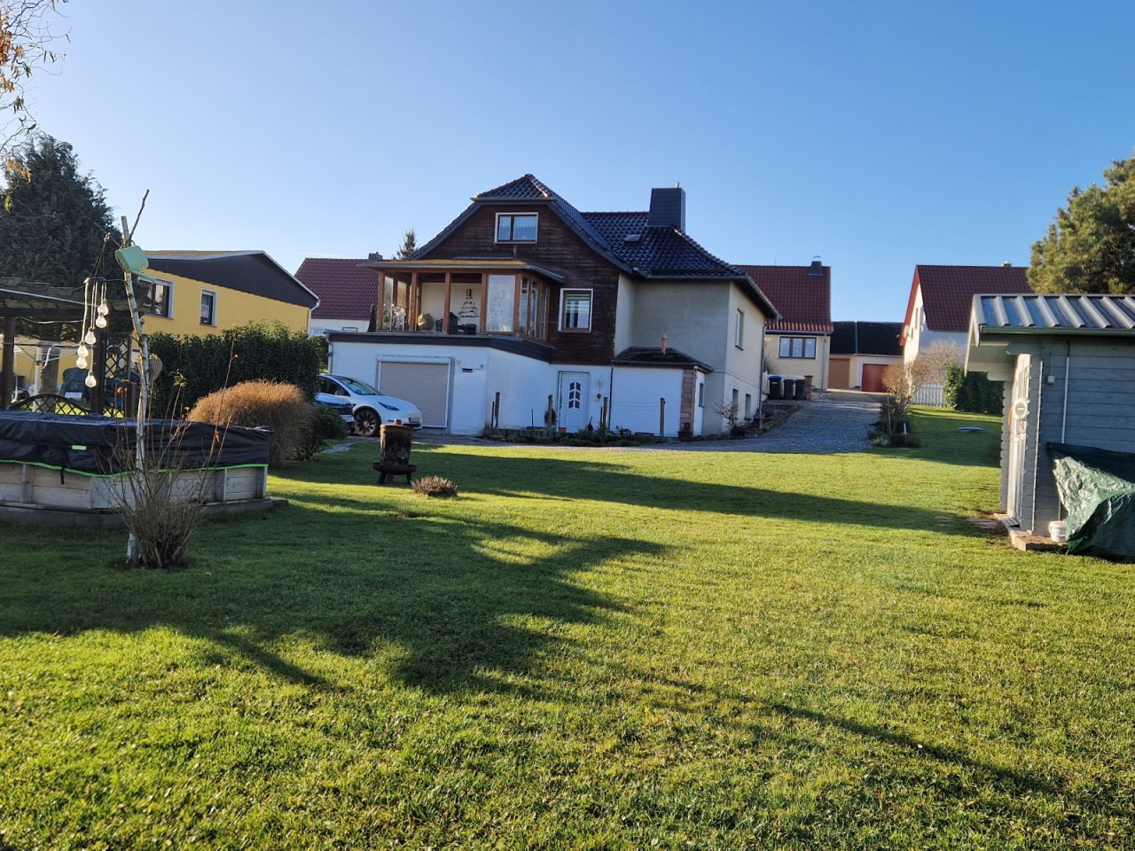 Hausansicht vom Garten aus Hausansicht vom Garten aus