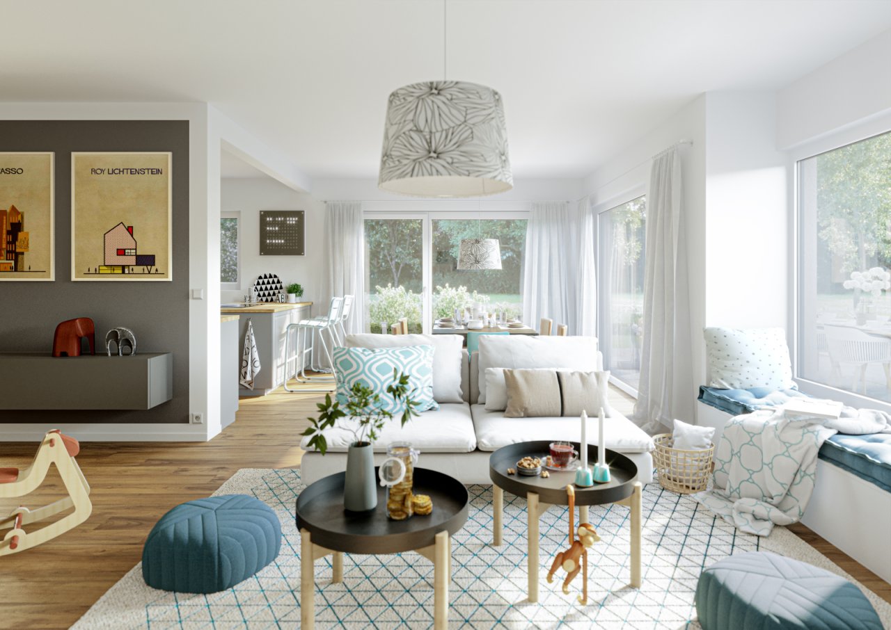 Wohnzimmer zum Wohlfühlen Wohnzimmer zum Wohlfühlen
