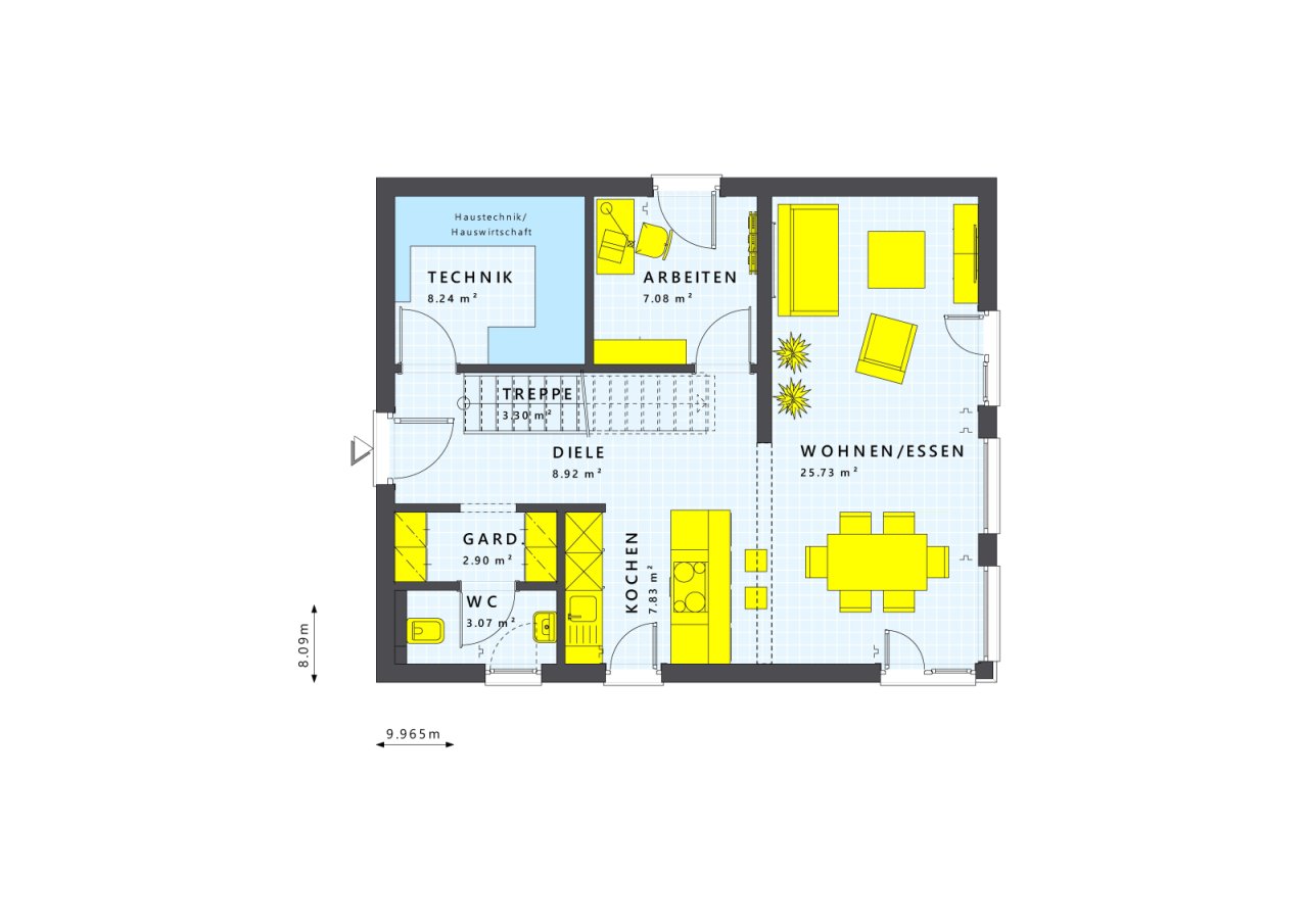 Grundriss Erdgeschoss