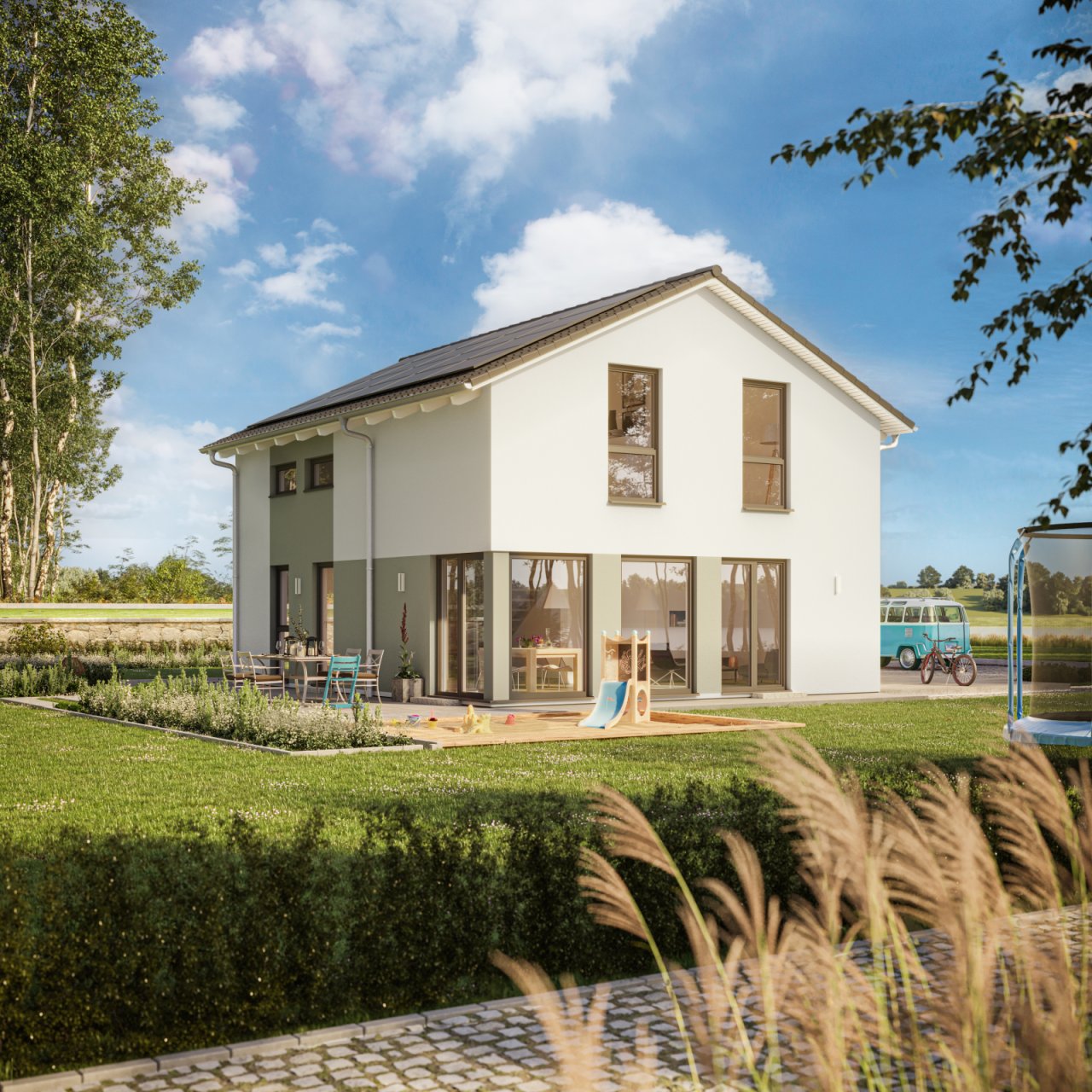 Lieblingshaus - Aussenansicht Gartenseite