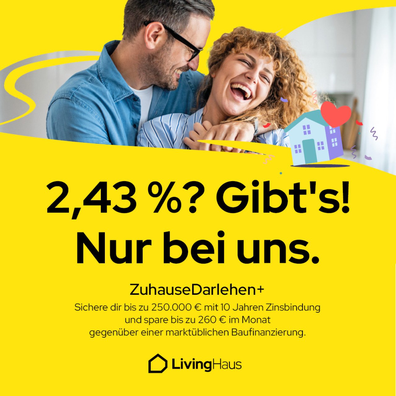 Sofort anrufen und aufs neue Haus freuen! Sofort anrufen und aufs neue Haus freuen!