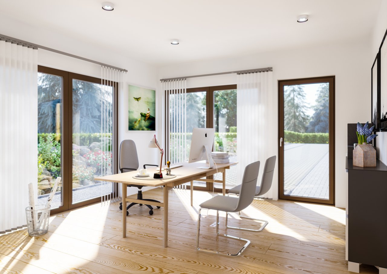 geräumiges Arbeitszimmer geräumiges Arbeitszimmer