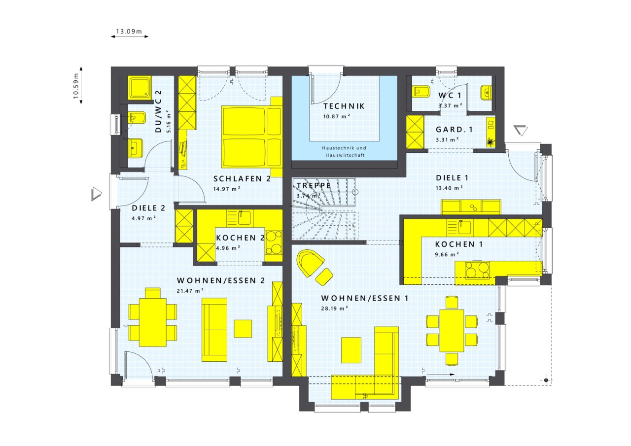 Erdgeschoss mit Einliegerwohnung Erdgeschoss mit Einliegerwohnung