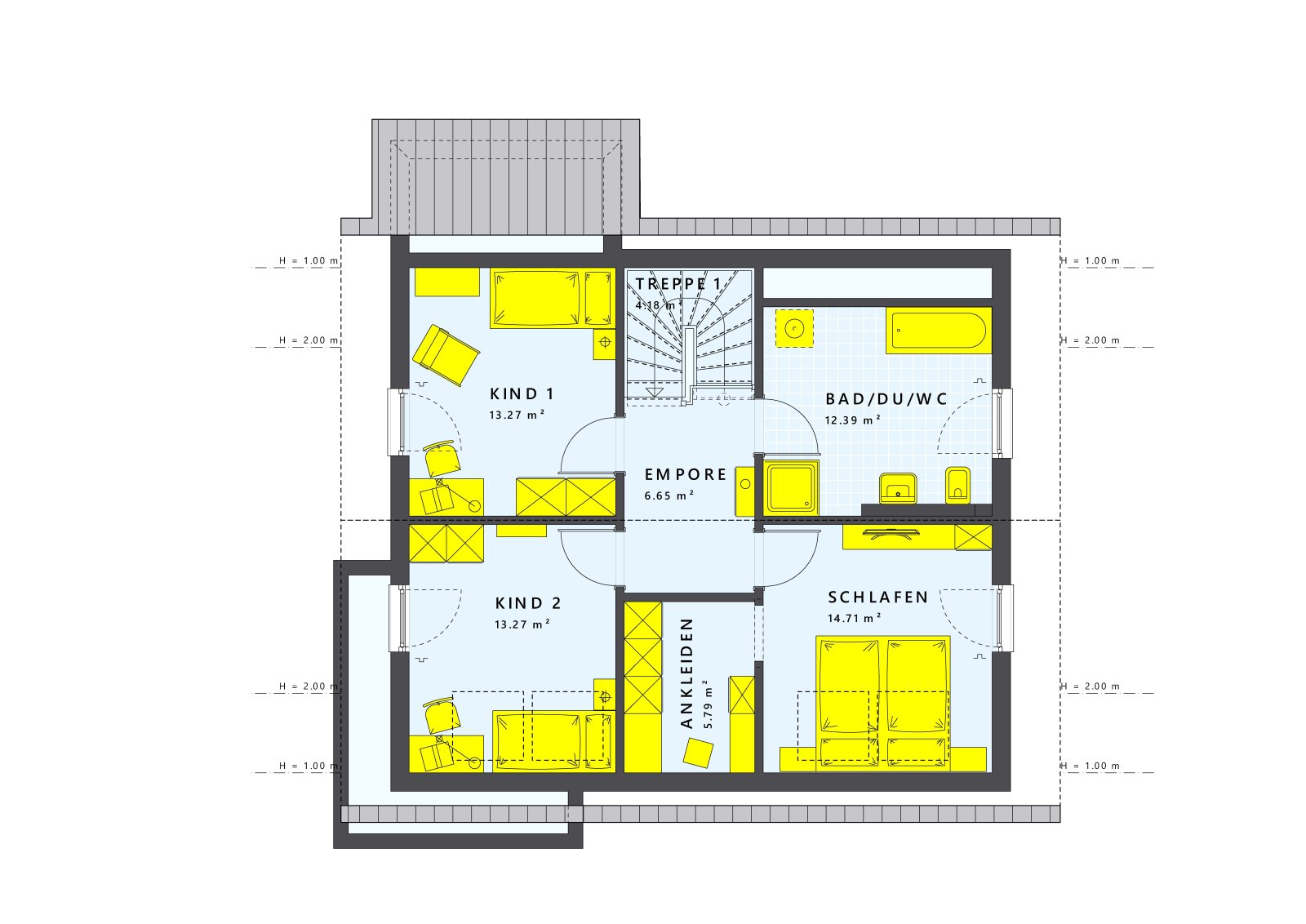 Grundriß Dachgeschoß Grundriß Dachgeschoß