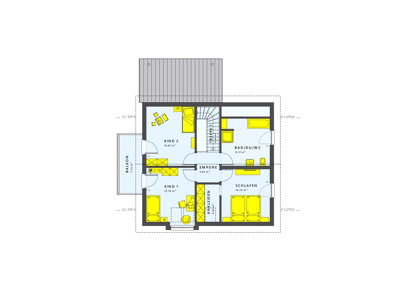 Grundriß Dachgeschoß Grundriß Dachgeschoß