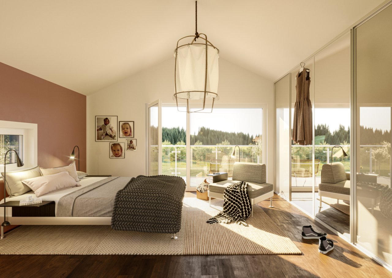 Schlafzimmer - gemütlich unterm Dach