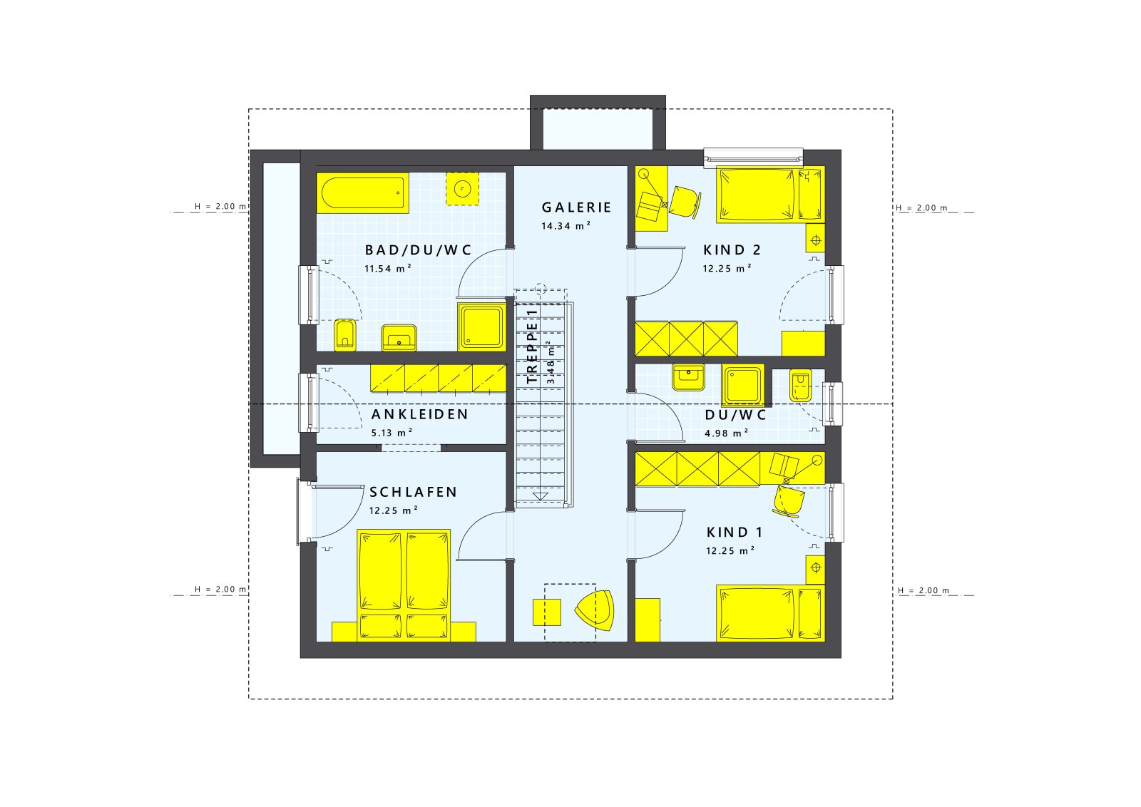 Grundriss Dachgeschoß
